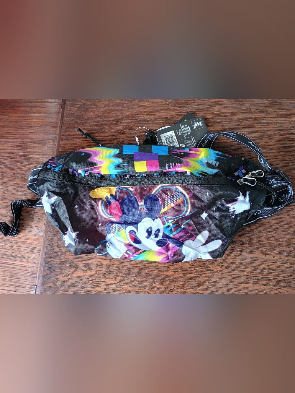 NWT Wondapop Disney Mickey Mouse Packable Hip Pack/Crossbody Fanny Pack
